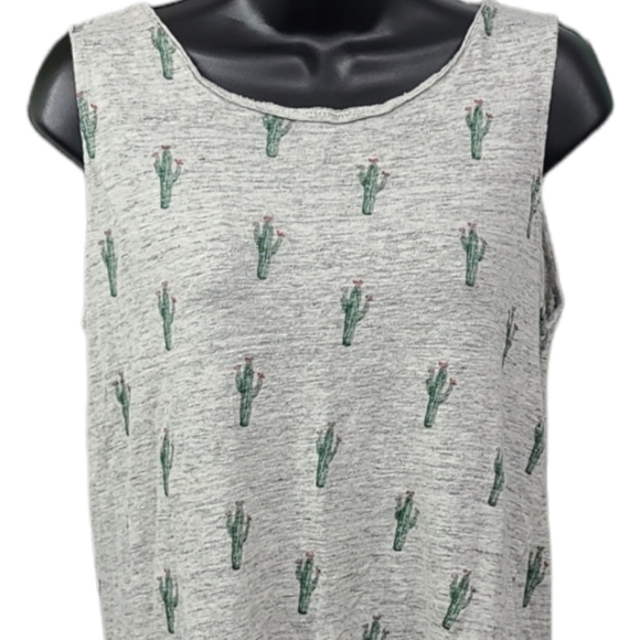 Artisan NY Boho Cactus Linen Tank - Picture 5 of 9